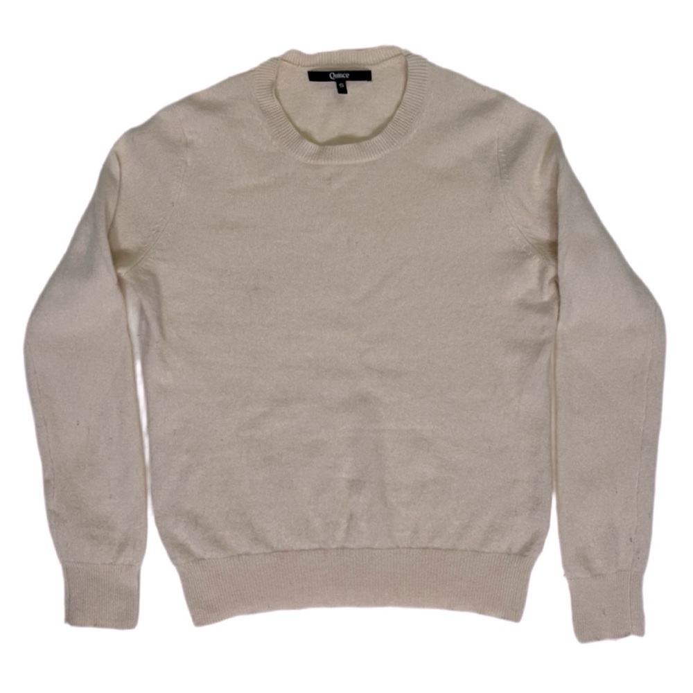 Quince Cashmere Crewneck Sweater - Size S